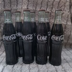 Coca-Cola Glass Bottles Set Of 8ct
